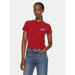 Levi's® Levi's® Marškinėliai Essential Sporty A8798-0025 Raudona Slim Fit