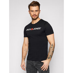 Jack&Jones Jack&Jones Marškinėliai Jjecorp Logo 12137126 Juoda Slim Fit