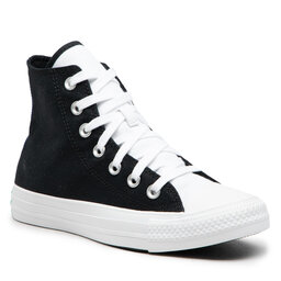 

Кеди Converse Ctas Hi A00863C Black/White/Prism Green, Чорний
