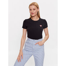 Guess Guess T-Shirt W2YI44 J1314 Μαύρο Slim Fit