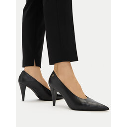 Tommy Hilfiger Pumps Tommy Hilfiger Th Smooth Leather Pump FW0FW08960 Schwarz
