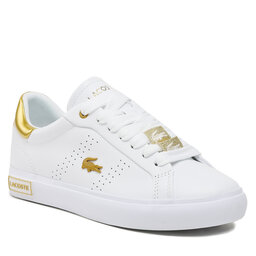 Lacoste Сникърси Lacoste Powercourt 2.0 123 2 Sfa 745SFA0034216 Wht/Gld