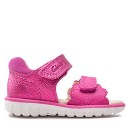 

Босоніжки Clarks Roam Wing T. 261660936 Pink Leather, Рожевий