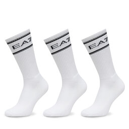 EA7 Emporio Armani Lange Socken EA7 Emporio Armani 7X000381 AF18572 M0066 Weiß