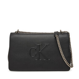 Calvin Klein Jeans Сумка Calvin Klein Jeans Sculpted Ew Flap Conv Chain LV04K3035G Чорний