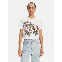 Just Cavalli Just Cavalli Póló 78PAHA01 Fehér Regular Fit