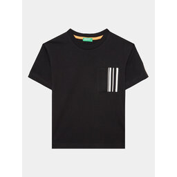 United Colors Of Benetton United Colors Of Benetton T-Shirt 3096C10BK Μαύρο Regular Fit