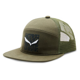 Salewa Шапка с козирка Salewa Pure Salamander Logo 00-0000028286 Dark Olive 5280