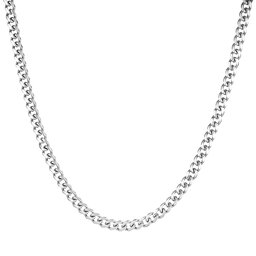 ICED STUFF Catena ICED STUFF Miami Cuban Link Oro bianco