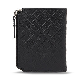 

Чоловічий гаманець Tommy Hilfiger Th Monogram Bifold With Zip AM0AM11933 Black BDS, Чорний