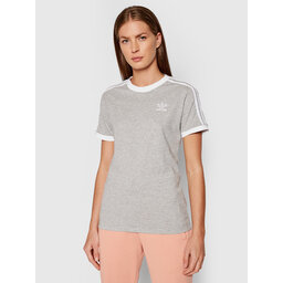 adidas adidas Marškinėliai adicolor Classics 3-Stripes H33576 Pilka Standard Fit