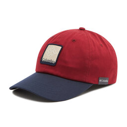 Columbia Cap Columbia Roc II Hat 1766611 Red Jasper Coll Navy Gem Patch 665