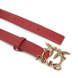 

Жіночий ремінь Pinko Love Aster 1 Simply H3 Belt . AI 22-23 PLT01 1H212N Y5H7 Ruby Red R72Q, Червоний