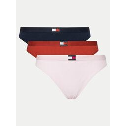 Tommy Hilfiger Tommy Hilfiger Набір з 3 пар стрінгів UW0UW05641 Кольоровий