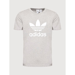 adidas adidas Футболка adicolor Classics Trefoil H06643 Сірий Regular Fit
