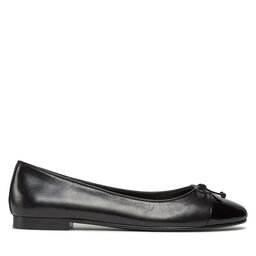 Tory Burch Μπαλαρίνες Tory Burch Cap-Toe Ballet 154511 Μαύρο