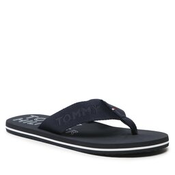 Tommy Hilfiger Čības uz pirksta Tommy Hilfiger Tonal Hilfiger Beach Sandal FM0FM04472 Desert Sky DW5