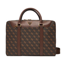 Guess Torba za laptop Guess Vezzola Smart HMEVZL P3138 Smeđa