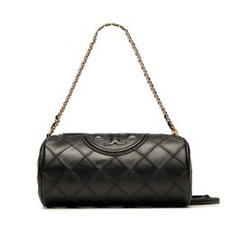 Tory Burch Дамска чанта Tory Burch Fleming Soft Barrel 150358 Black