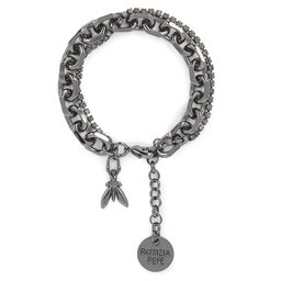 

Браслет Patrizia Pepe 8JA023/M003-J3O4 Rutenio/Black Diamon, Сірий
