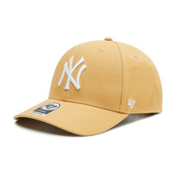 47 Brand Шапка с козирка 47 Brand New York Yankees B-MVPSP17WBP-LT Light Tan