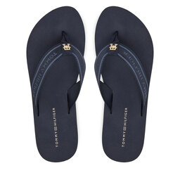 Tommy Hilfiger Flip flop Tommy Hilfiger Hilfiger Webbing Beach Sandal FW0FW08515 Bleumarin