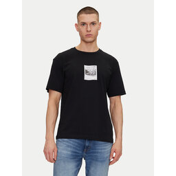 HUGO HUGO T-Shirt Darthy 50537535 Μαύρο Relaxed Fit