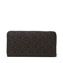 

Великий жіночий гаманець Calvin Klein Ck Must Z/A Wallet Lg Mono K60K610295 0HD, Коричневий