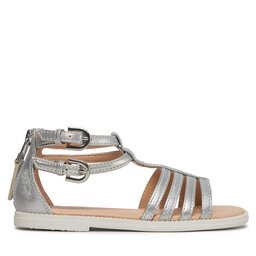 Geox Sandały Geox J Sandal Karly Girl J7235D 0QDAJ C1007 S Srebrny