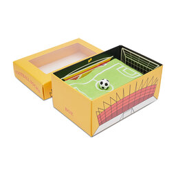 Rainbow Socks Ankelstrumpor unisex Rainbow Socks Rainbow Socks Box Football Grön
