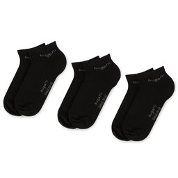 Bugatti Lågstrumpor herr 3-pack Bugatti 6765 Black 610