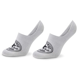 Converse Set di 2 paia di pedulini unisex Converse E1138W-2010 Bianco