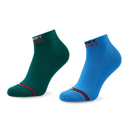 Tommy Hilfiger Дълги чорапи unisex Tommy Hilfiger 701218956 Green/Blue 007