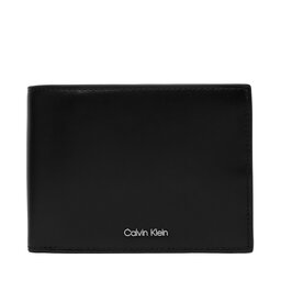 Calvin Klein Geldbörse Calvin Klein Raised Ew Trifold LV04D1228G Schwarz