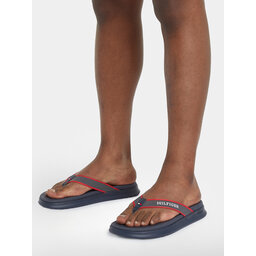 

В'єтнамки Tommy Hilfiger Dual Density Toe Beach Sandal FM0FM05015 Desert Sky DW5, Cиній