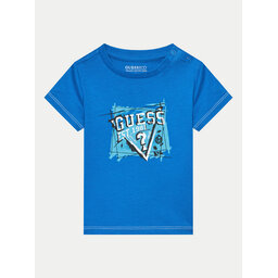 Guess Guess Majica N4YI00 K8HM4 Modra Regular Fit