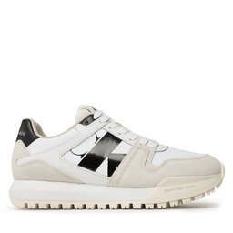 

Снікерcи Calvin Klein Jeans Toothy Run Laceup Low Lth Mix Wn YW0YW01052 Bright White/Black/Creamy White YBR, Бежевий