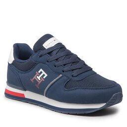 Tommy Hilfiger Sneakers Tommy Hilfiger Low Cut Lace-Up Sneaker T3B9-32492-1450 S Blue 800