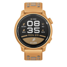 Coros Smartwatch Coros Pace 2 WPACE2-GLD Gold W/Silicone Band