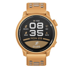 Coros Viedpulkstenis Coros Pace 2 WPACE2-GLD Gold W/Silicone Band