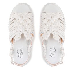 

Босоніжки AGL Alice Flatform D642072PQKE158A634 White, Білий