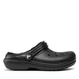 Crocs Pantoletten Crocs Classic Lined Clog K 207010 Schwarz