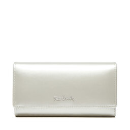 Pierre Cardin Μεγάλο Πορτοφόλι Γυναικείο Pierre Cardin 07 SHINY 100 Εκρού