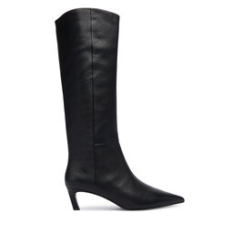 Calvin Klein Ilgaauliai Calvin Klein Ess Kitten Heel Long Boots HW0HW02690 Juoda