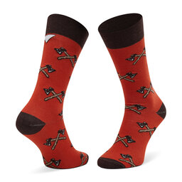 

Високі шкарпетки unisex Cup of Sox Z Siekierą Na Osy Czerwone, Червоний