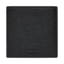Calvin Klein Denarnica Calvin Klein Saffiano Ew Slim Trifold W Card LV04D1075G Črna