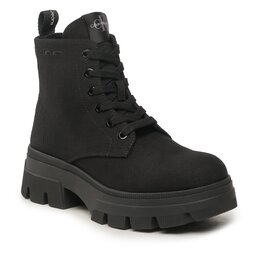 Calvin Klein Jeans Stivaletti Calvin Klein Jeans Chunky Combat Laceup Boot Co YW0YW01239 Triple Black BEH
