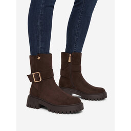 Beverly Hills Polo Club Stiefeletten Beverly Hills Polo Club EO-LI25184-2 Dunkelbraun