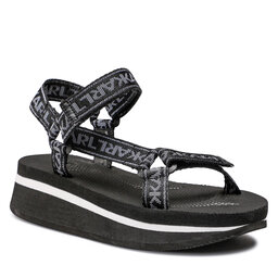 KARL LAGERFELD Sandalias KARL LAGERFELD KL81900A Black/White Weave