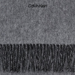 

Шарф Calvin Klein Fringes Two Tones Scarf 40X200 K60K611111 Ck Black BAX, Чорний